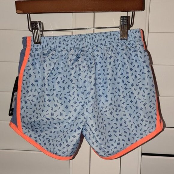 NEW NIKE Little Girls' Dri-FIT Tempo Sport Gym Running Built In Brief Shorts 6 7 - Picture 2 of 3